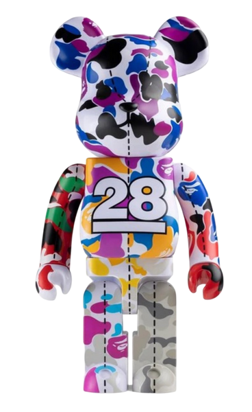 MEDICOM BE@RBRICK x BAPE 28TH ANNIVERSARY #2 1000%