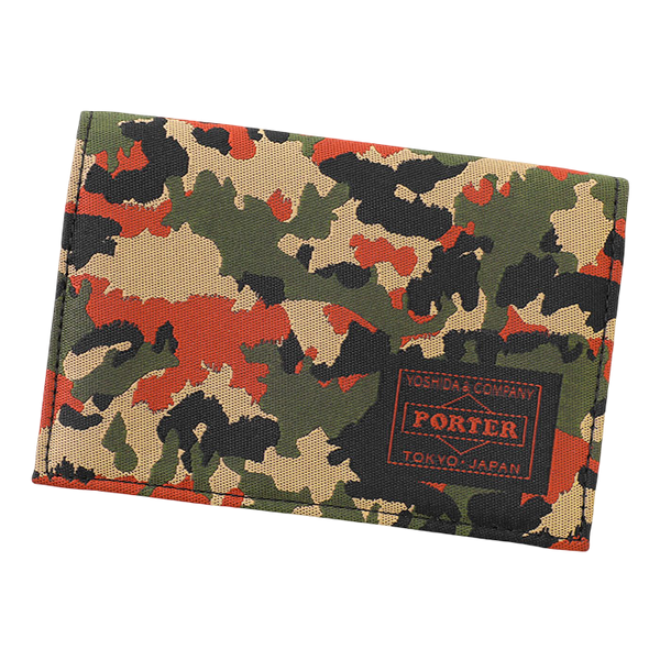 PORTER YOSHIDA & CO GHILLE BUSINESS CARD CASE (ALPEN CAMO)