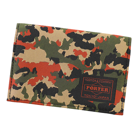 PORTER YOSHIDA & CO GHILLE BUSINESS CARD CASE (ALPEN CAMO)