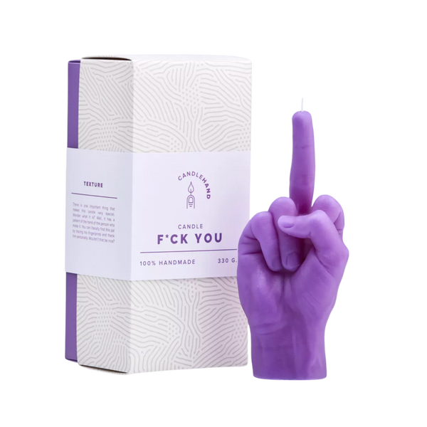 CANDLEHAND F*CK YOU CANDLE (PURPLE)