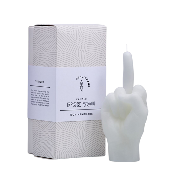 CANDLEHAND F*CK YOU CANDLE (WHITE)