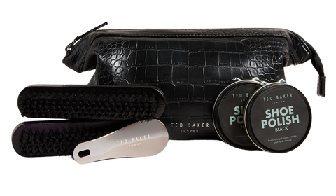DDANN CROC EFFECT SHOE SHINE KIT