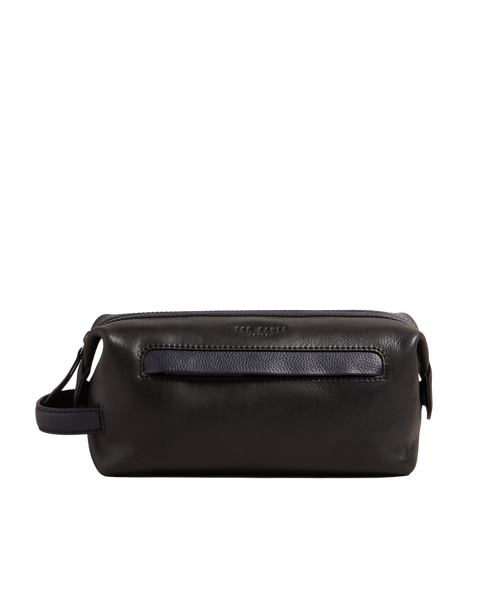 RAYLON WAXY LEATHER WASHBAG