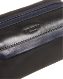 RAYLON WAXY LEATHER WASHBAG