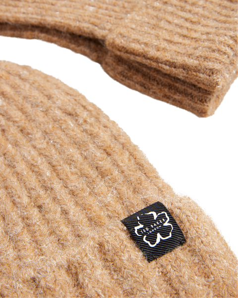 BRITE WOOL BLEND HAT & GLOVE SET