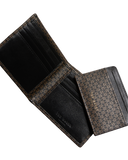 PRIAMON PRINTED LEATHER WALLET & CARDHOLDER SET