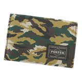 PORTER YOSHIDA & CO GHILLE BUSINESS CARD CASE (WOODLAND CAMO)