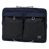 PORTER YOSHIDA & CO HYPE DOCUMENT CASE (NAVY & BLACK)