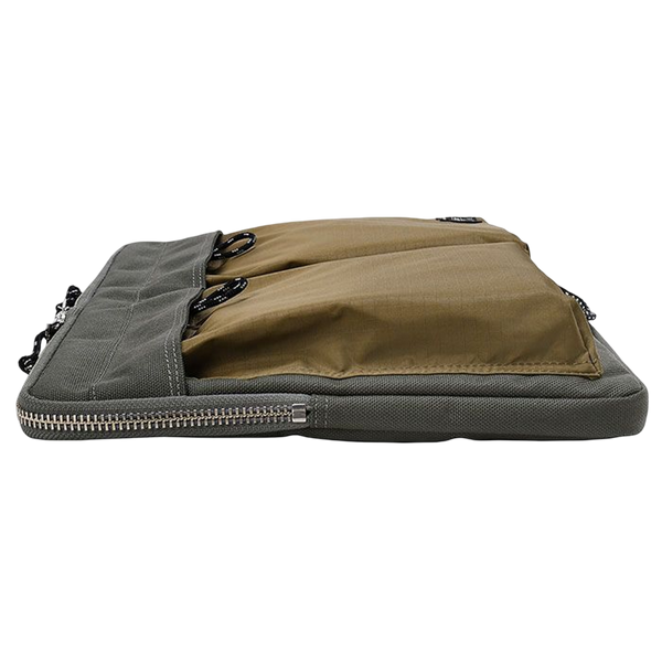 PORTER YOSHIDA & CO HYPE DOCUMENT CASE (STONE GREY & SAND)