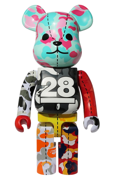 MEDICOM BE@RBRICK x BAPE 28TH ANNIVERSARY #3 1000%