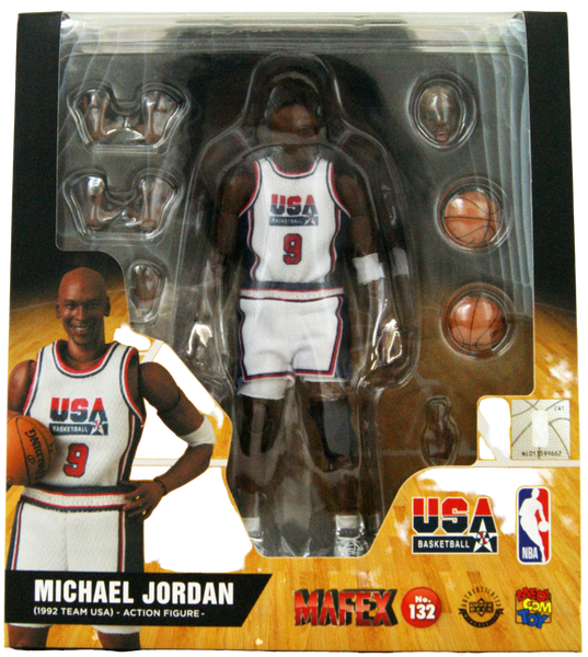 MEDICOM NBA MAFEX MICHAEL JORDAN 1992 TEAM USA ACTION FIGURE