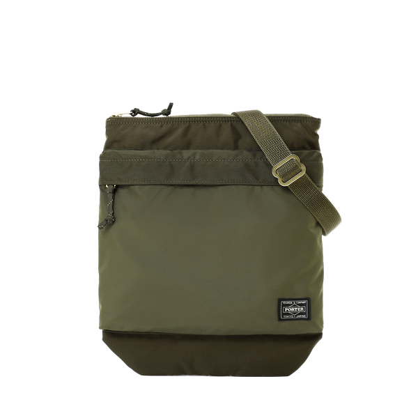 PORTER YOSHIDA & CO FORCE SHOULDER BAG (OLIVE DRAB)