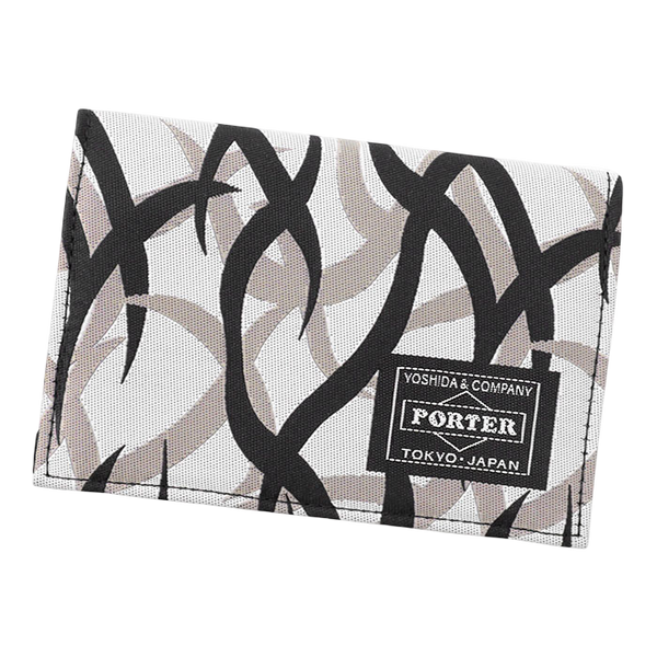 PORTER YOSHIDA & CO GHILLE BUSINESS CARD CASE (TRIBAL CAMO)