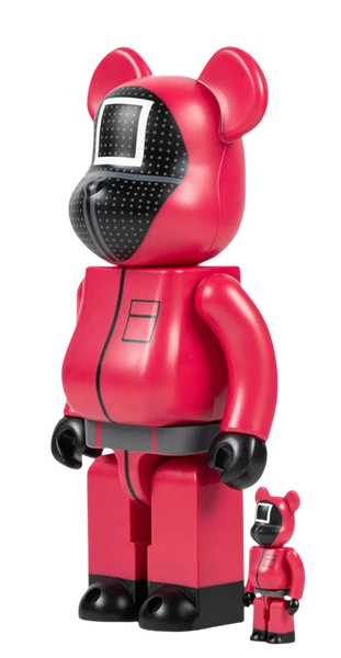 MEDICOM BE@RBRICK SQUID GAMES SQUARE GUARD  100% & 400%