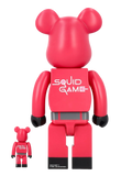 MEDICOM BE@RBRICK SQUID GAMES SQUARE GUARD  100% & 400%