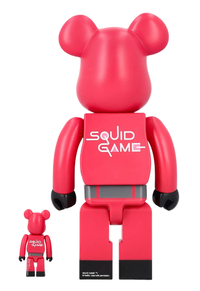 MEDICOM BE@RBRICK SQUID GAMES SQUARE GUARD  100% & 400%