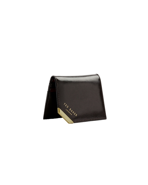 TED CORAL CARDHOLDER (BROWN)