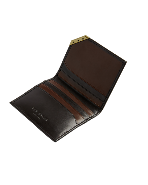 TED CORAL CARDHOLDER (BROWN)