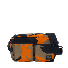 PORTER YOSHIDA & CO STAND 2 WAY SHOULDER BAG (ORANGE CAMO) | The Rudai PORTER YOSHIDA & CO STAND 2 WAY SHOULDER BAG (ORANGE CAMO) | The Rudai