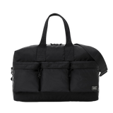 PORTER YOSHIDA & CO FORCE 2 WAY DUFFLE BAG (BLACK)