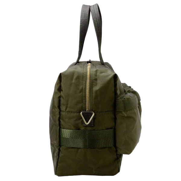 PORTER YOSHIDA & CO FORCE 2 WAY DUFFLE BAG (OLIVE)