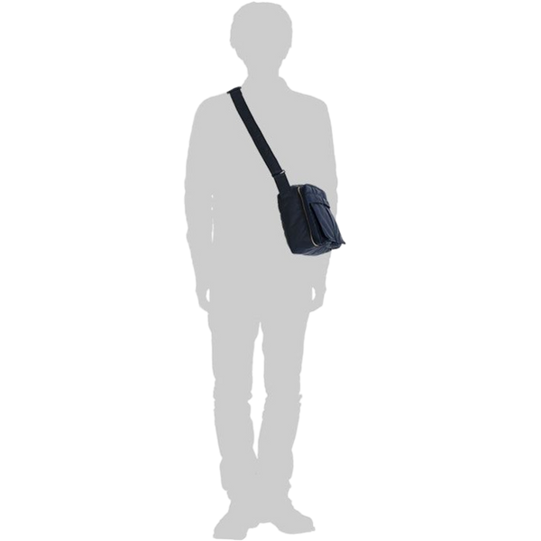 PORTER YOSHIDA & CO TANKER SHOULDER BAG "L" (BLACK)