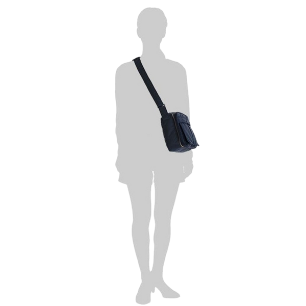 PORTER YOSHIDA & CO TANKER SHOULDER BAG "L" (BLACK)