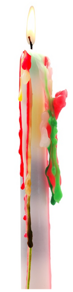 RAINBOW DRIP CANDLES (SET OF 2)