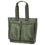 PORTER YOSHIDA & CO TANKER TOTE BAG (SAGE GREEN)