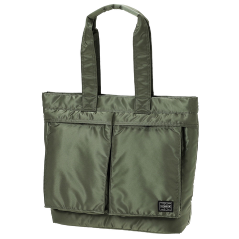 PORTER YOSHIDA & CO TANKER TOTE BAG (SAGE GREEN)