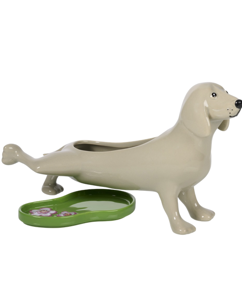 PEEING DOG PLANTER