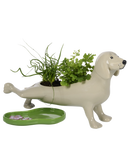 PEEING DOG PLANTER