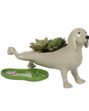 PEEING DOG PLANTER