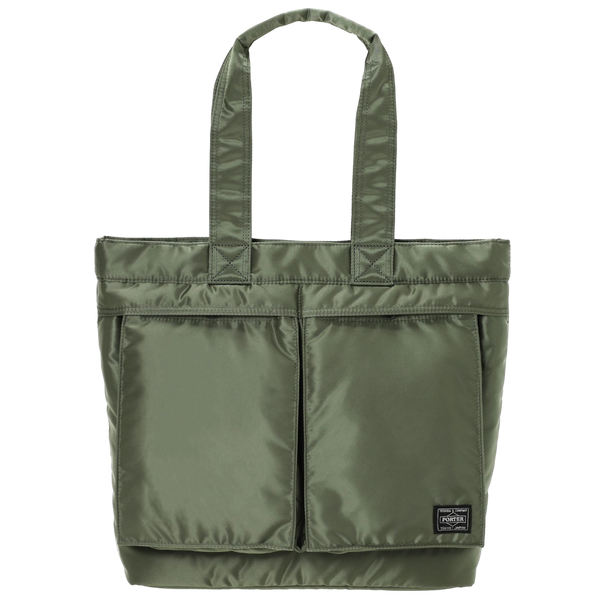 PORTER YOSHIDA & CO TANKER TOTE BAG (SAGE GREEN)