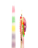 RAINBOW DRIP CANDLES (SET OF 2)