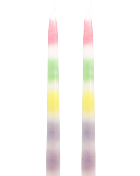 RAINBOW DRIP CANDLES (SET OF 2)