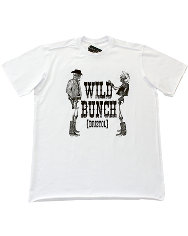 AKA SIX x WILD BUNCH x FRAGMENT SKELETONS TEE (WHITE)