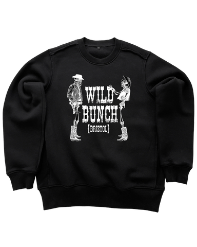 AKA SIX x WILD BUNCH x FRAGMENT SKELETONS SWEAT (BLACK)
