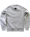 AKA SIX x WILD BUNCH x FRAGMENT BROKEN RECORD SWEAT (MARL GREY)