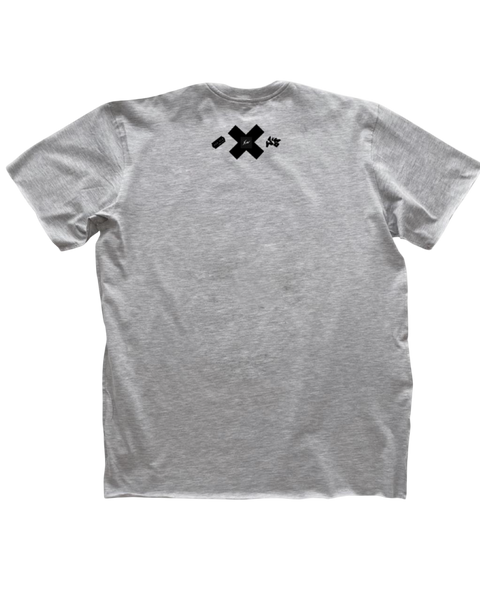 AKA SIX x WILD BUNCH x FRAGMENT CASH GUN TEE (MARL GREY)