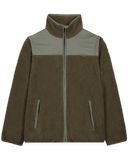 MAIUM TEDDY CARDIGAN (ARMY GREEN)