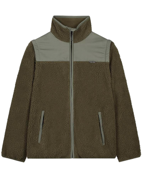 MAIUM TEDDY CARDIGAN (ARMY GREEN)