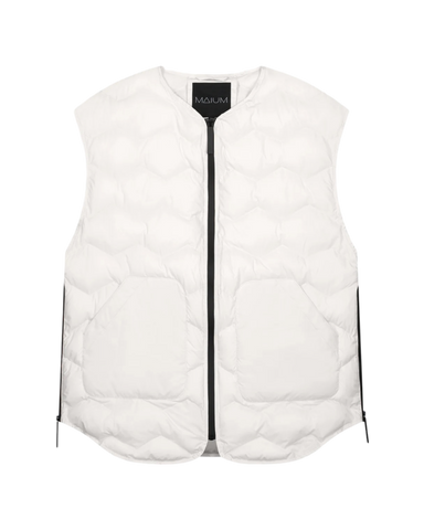 MAIUM BODY WARMER (WHISPER WHITE)