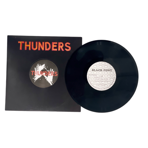 MR THUNDERS BLACK FONT 10" VINYL