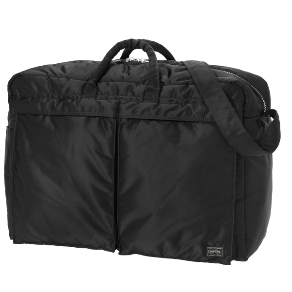 PORTER YOSHIDA & CO TANKER 2 WAY DUFFLE BAG "S" (BLACK)