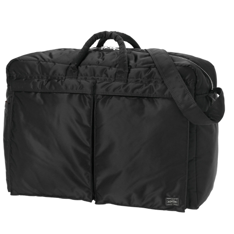 PORTER YOSHIDA & CO TANKER 2 WAY DUFFLE BAG "S" (BLACK)