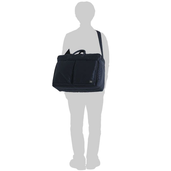PORTER YOSHIDA & CO TANKER 2 WAY DUFFLE BAG "S" (BLACK)