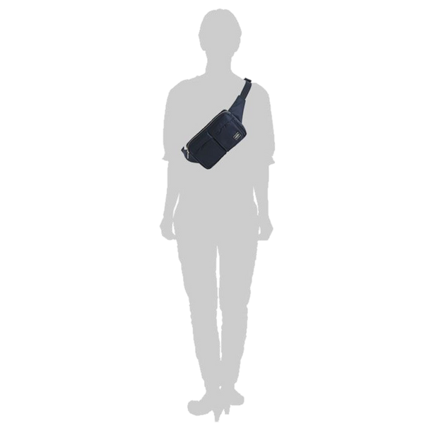 PORTER YOSHIDA & CO TANKER WAIST BAG (BLACK)