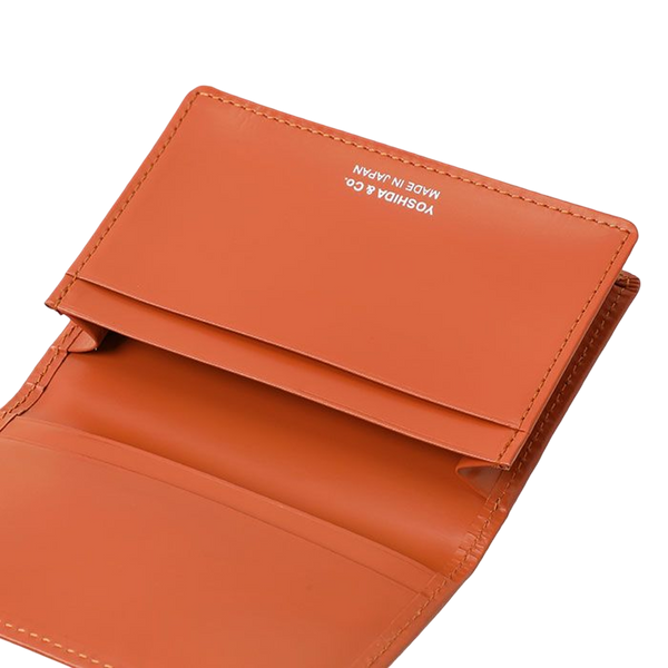 PORTER YOSHIDA & CO PS LEATHER WALLET CARD CASE (ORANGE)