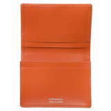 PORTER YOSHIDA & CO PS LEATHER WALLET CARD CASE (ORANGE)
